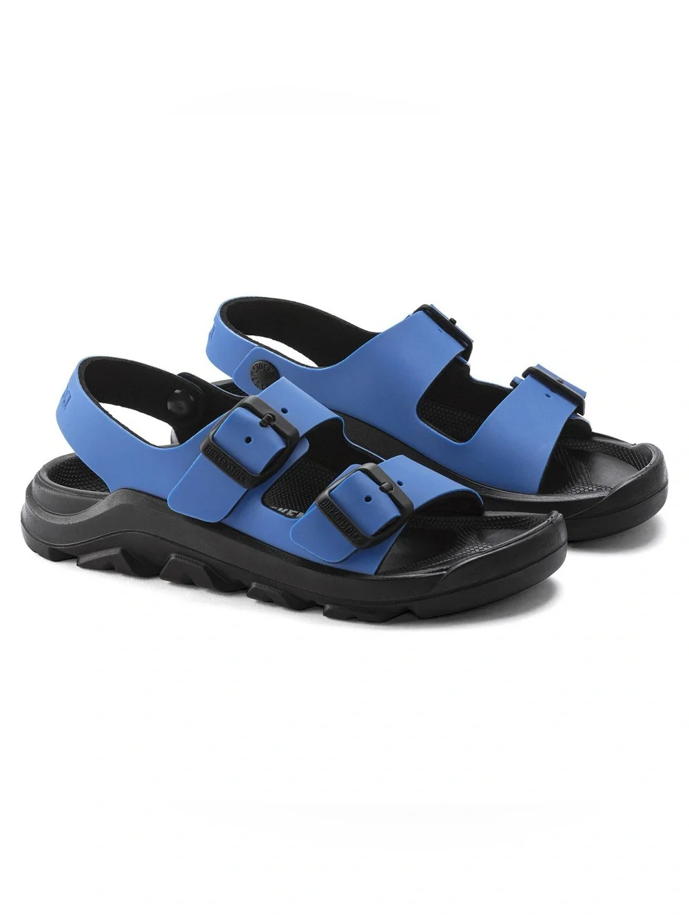 New Birkenstock Boy's Mogami Sandles In Ultra Blue & Black Sz 30 190 is C12